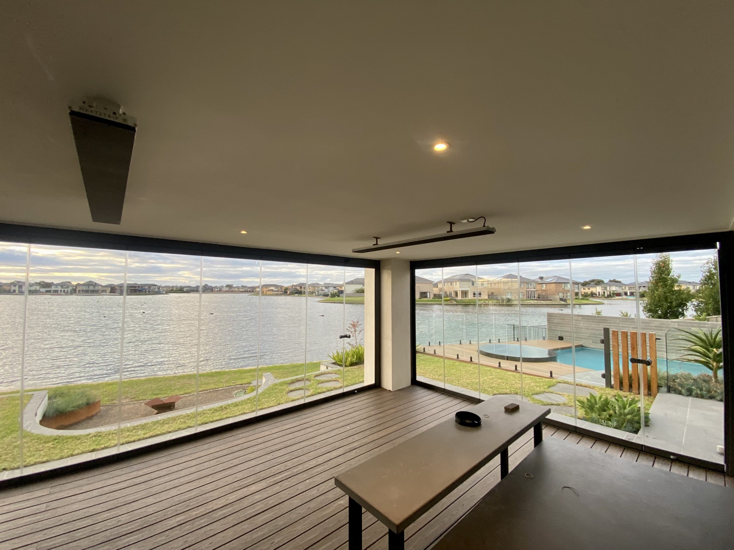 Enclosed patio for outdoor space