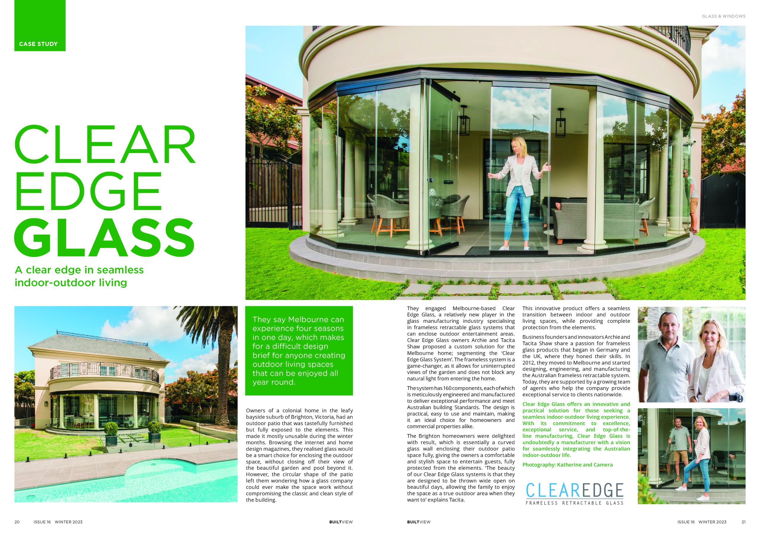 Clear Edge Glass Article