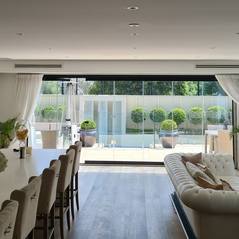 Frameless Sliding Glass Doors – Retractable Glass Doors | Clear Edge Glass